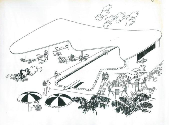 Vista a�rea da piscina(foto: Reprodu��o)