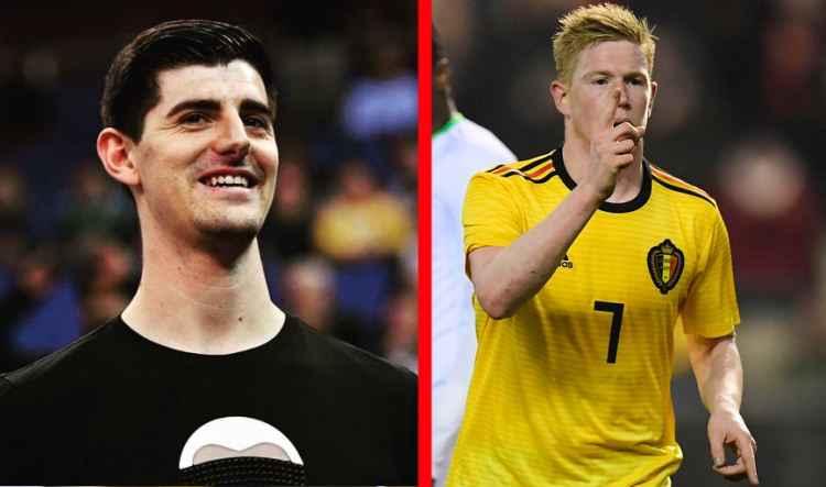Instagram/thibautcourtois/Reprodução e Instagram/kevindebruyne/Reprodução Instagram/thibautcourtois/Reprodução e Instagram/kevindebruyne/Reprodução