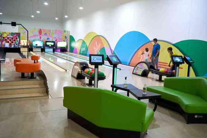 Uma cidade para a diverso das crianas: a Jota City tem brinquedos educativos e at cinema(foto: Fbio Costa/Divulgao)