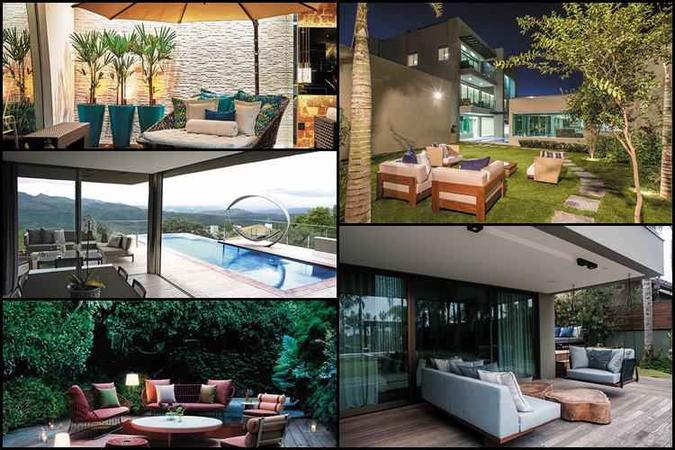 (foto: Violeta Andrada e Alexandre Rezende/Encontro; Deck Home, Kettal e Daniel Mansur/Divulgao)