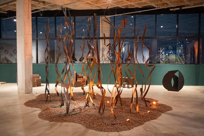 A exposi��o ocupa diferentes �reas do Pal�cio e prop�e um percurso pela produ��o escult�rica do artista ao longo de d�cadas(foto: Arquivo Pessoal)