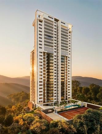 Reserva Green, novo empreendimento da Capara�, atualmente em execu��o, preserva uma �rea de mata nativa dentro do pr�prio terreno (foto: Grupo Capara�/Divulga��o )