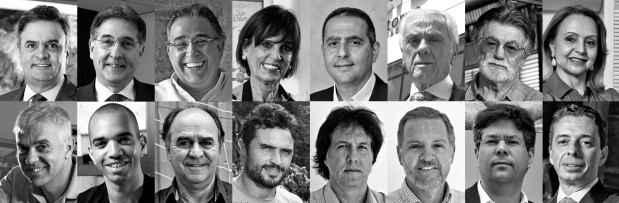 Cláudio Cunha, Rogério Sol, Paulo Márcio, Samuel Gê, Denis Medeiros, João Carlos Martins e Raimundo Sampaio/Encontro/DA Press Cláudio Cunha, Rogério Sol, Paulo Márcio, Samuel Gê, Denis Medeiros, João Carlos Martins e Raimundo Sampaio/Encontro/DA Press