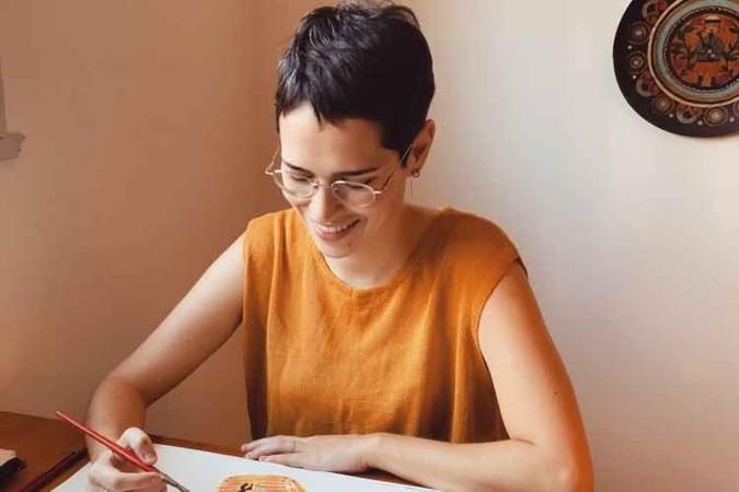 A ilustradora e escritora Anna Cunha, que produz planners, calendários e outros produtos de papelaria, diz que a venda cresceu na pandemia: A ilustradora e escritora Anna Cunha, que produz planners, calendários e outros produtos de papelaria, diz que a venda cresceu na pandemia: