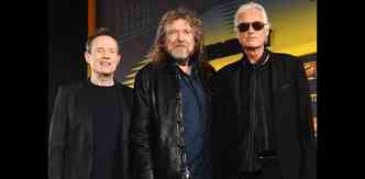 Os msicos Robert Plant e Jimmy Page (na foto,  direita), da banda Led Zeppelin, esto sendo acusados de plgio com o sucesso Stairway to Heaven(foto: Ledzeppelin.com/Reproduo)