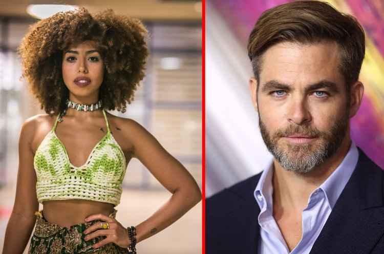 Paulo Belote/TV Globo/Divulgação e Instagram/chris_pine_official/Reprodução Paulo Belote/TV Globo/Divulgação e Instagram/chris_pine_official/Reprodução