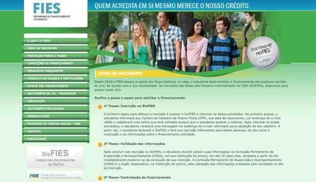 Mec.gov.br/Reprodução Mec.gov.br/Reprodução