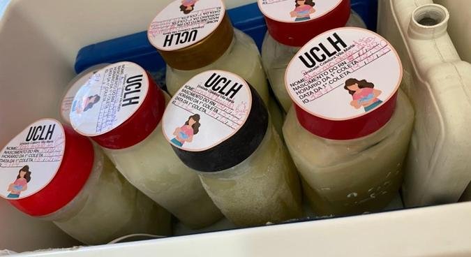 Um litro de leite materno pode alimentar at� 10 rec�m-nascidos prematuros(foto: Divulga��o/PBH )