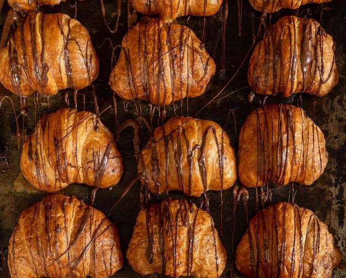 O grande charme do croissant  a massa folhada fermentada(foto: Divulgao)