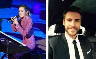 A cantora pop Miley Cyrus e o ator australiano Liam Hemswoth teriam reatado um antigo namoro, segundo fonte ouvida pelo canal americano E!(foto: Facebook.com/MileyCyrus/Reproduo e Facebook.com/liamhemsworth/Reproduo)