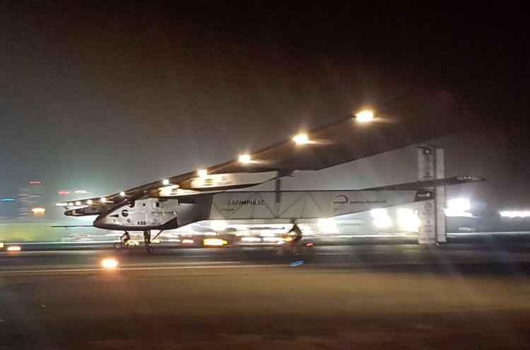 Twitter/solarimpulse/Reprodução Twitter/solarimpulse/Reprodução