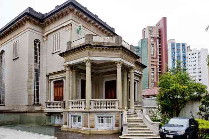 A sede da Academia Mineira de Letras, na rua da Bahia, em Belo Horizonte(foto: Samuel G/Encontro)