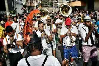 O Bloco Magnlia  uma das atraes da festa Clube do Samba, em Nova Lima-MG(foto: Facebook/blocomagnolia/Reproduo)