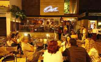 O Oak Wine Bar funcionou por quatro anos no tradicional bairro de Lourdes, em Belo Horizonte, e anunciou o fim de suas atividades no dia 20 de agosto de 2015(foto: Oakrestaurante.com.br/Reproduo)