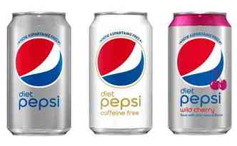 As linhas dietticas da Pepsi nos Estados Unidos deixaram de usar aspartame, e esto recebendo crticas dos consumidores(foto: Divulgao)