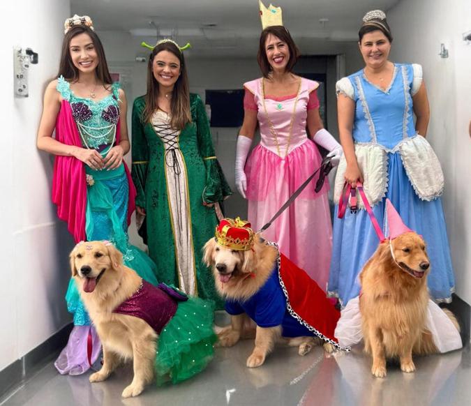 A programação terá ainda uma ação solidária em apoio ao Projeto AUlegria, que leva cães terapeutas para visitas a pacientes oncológicos em hospitais(foto: Arquivo Pessoal) A programação terá ainda uma ação solidária em apoio ao Projeto AUlegria, que leva cães terapeutas para visitas a pacientes oncológicos em hospitais(foto: Arquivo Pessoal)
