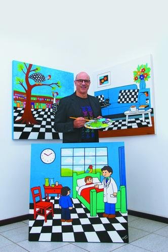 Ricardo Tanus conta que a arte entrou em sua vida como um espa�o de sil�ncio e conex�o: 