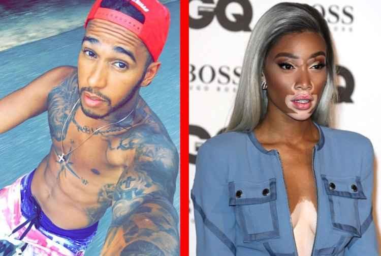 Instagram/lewishamilton/Reprodução e Instagram/winnieharlow/Reprodução Instagram/lewishamilton/Reprodução e Instagram/winnieharlow/Reprodução