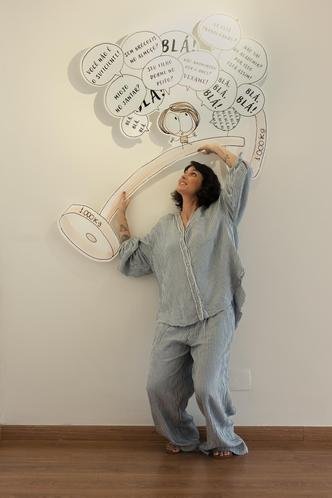 Pintora, ilustradora e escritora, Lu Sim�o parte de experi�ncias compartilhadas por m�es para transformar a chamada 