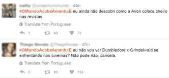Internautas brasileiros no perderam a chance de brincar, no Twitter, com a proximidade do 