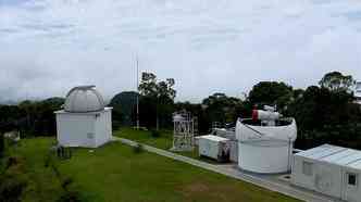 O telescpio russo-brasileiro instalado no Observatrio Pico dos Dias, em Brazpolis, sul de Minas, j ajudou a detectar centenas de detritos na atmosfera da Terra(foto: EPTV/Reproduo)
