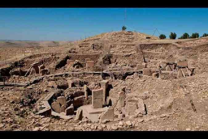 As ruínas de um templo, descobertas no sudeste da Turquia, podem representar a localização do Jardin do Éden, diz o arqueólogo Lee Clare(foto: National Geographic/Reprodução)