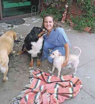 A veterinria Joana Teixeira da Costa, especialista em comportamento canino: 