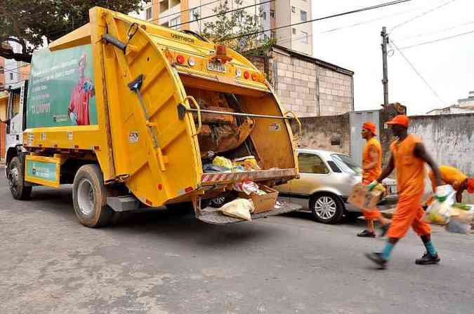 Coleta de lixo foi reduzida em 50% em Belo Horizonte nos ltimos dias. A produo de lixo domiciliar registrou queda de 22% desde a chegada do novo coronavrus(foto: SLU/Flickr PBH/Domnio Pblico)