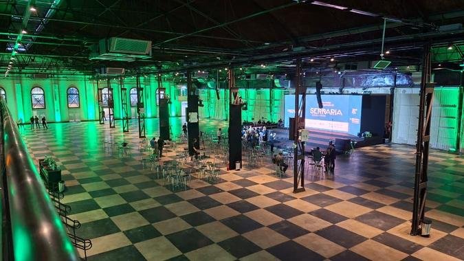 Com cerca de 7 mil metros quadrados de �rea �til, capacidade para at� 5.200 pessoas em shows e 2.500 em eventos corporativos com mesas(foto: Cesar Tropia / Secult-MG)