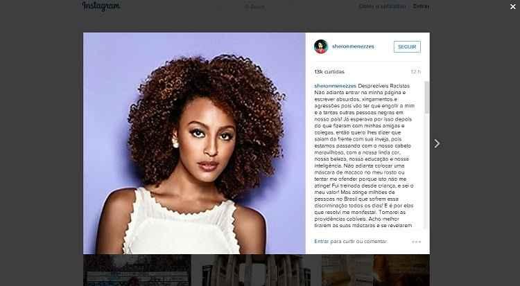 Instagram/sheronmenezzes/Reprodução Instagram/sheronmenezzes/Reprodução