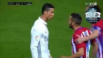 Na briga entre o craque Cristiano Ronaldo, do Real Madrid, e o meia Koke, do Atlético de Madrid, o espanhol teria chamado o português de 