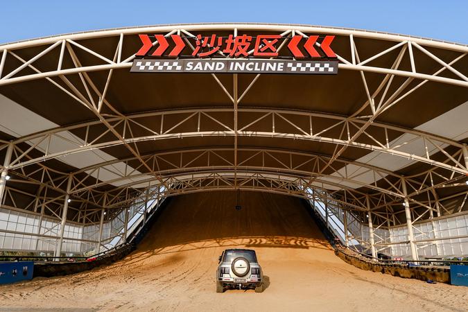 Circuito para %u201Ctodos os terrenos%u201D foi inaugurado no incio de agosto em Zhengzhou, na China(foto: Divulgao)