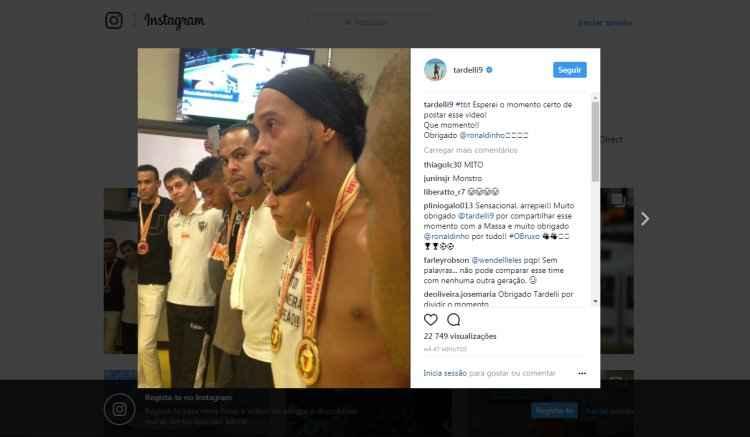 Instagram/tardelli9/Reprodução Instagram/tardelli9/Reprodução
