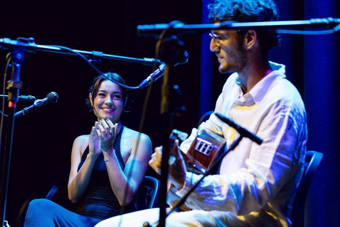 Sophie Charlotte e Tom Veloso se apresentam nesta sexta (16)(foto: Roncca/Divulgação) Sophie Charlotte e Tom Veloso se apresentam nesta sexta (16)(foto: Roncca/Divulgação)