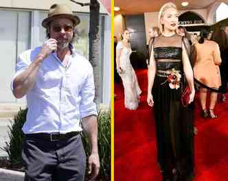 O gal de Hollywood Brad Pitt estaria tendo um romance com a atriz Kate Hudson, pouco mais de cinco meses aps se separar de Angelina Jolie(foto: Facebook/pg/momgelina.joliepitt/Reproduo e Instagram/katehudson/Reproduo)
