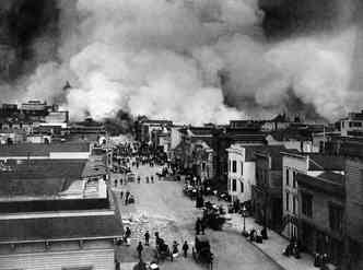 Um dos terremotos mais conhecidos da histria se deu na cidade de So Francisco, nos Estados Unidos, em 1906, chegou a 8 graus na escala Richter e deixou mais da metade da populao desabrigada(foto: Pixabay)