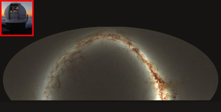 Danny Farrow/Pan-STARRS1 Science Consortium and Max Planck Institute for Extraterrestrial Physics/Divulgação Danny Farrow/Pan-STARRS1 Science Consortium and Max Planck Institute for Extraterrestrial Physics/Divulgação