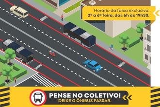 Afonso Pena ganha faixas exclusivas para �nibus