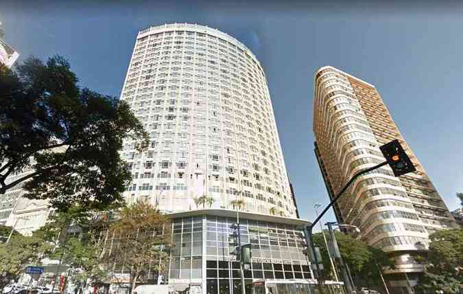 Um dos smbolos do centro de Belo Horizonte, o hotel Othon Palace deve fechar as portas daqui a dois meses(foto: Google Street View/Reproduo)