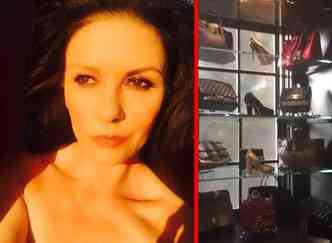 A atriz Catherine Zeta-Jones deixou os fs fascinados ao publicar o vdeo do 