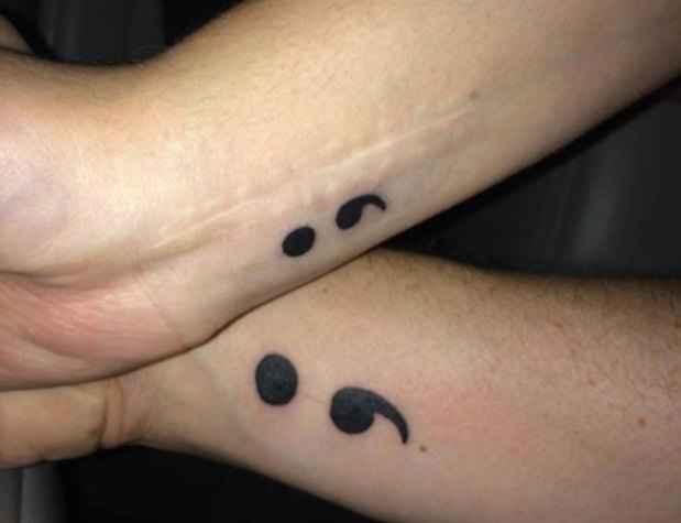Facebook/projectsemicolon/Reprodução Facebook/projectsemicolon/Reprodução