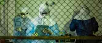 Aps a confirmao de um novo caso de ebola, 50 pessoas so colocadas em quarentena no norte de Serra Leoa, na frica(foto: Morgana Wingard/USAID/Divulgao)