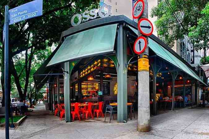 As duas unidades do restaurante Osso, na rua So Paulo e no Serena Mall ficaro fechados por tempo indeterminado para evitar alastramento do novo coronavrus(foto: Divulgao)