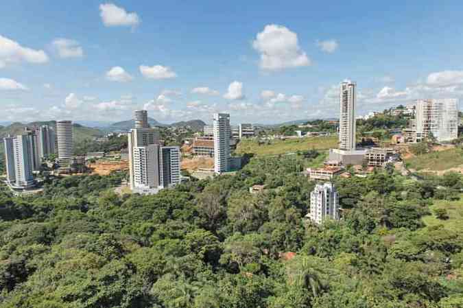 Vista do Vale do Sereno: Nova Lima pode se orgulhar de ter o melhor Índice de Desenvolvimento Humano (IDH) entre todos os municípios mineiros(foto: Uarlen Valério/Encontro)