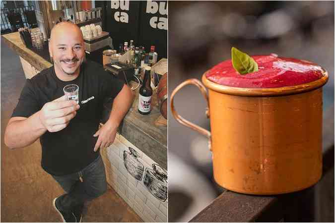 Chef Caetano Sobrinho decided to set up a bar with the name Timbuca, which means brandy, cacha