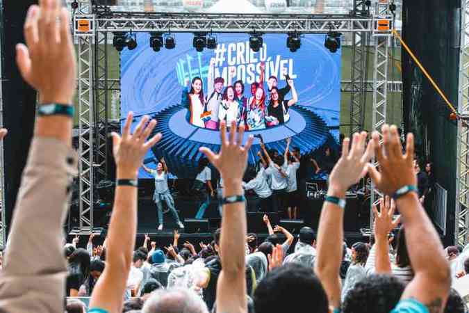 No ano passado, a primeira edio do Crie O Impossvel reuniu 4 mil alunos de escolas pblicas e contou histrias inspiradoras(foto: Joo Henrique Couto/Divulgao)